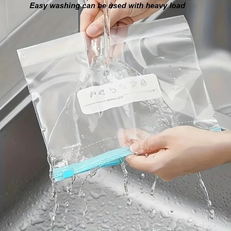 45PCS Silicone Food Storage Leakproof Reusable.