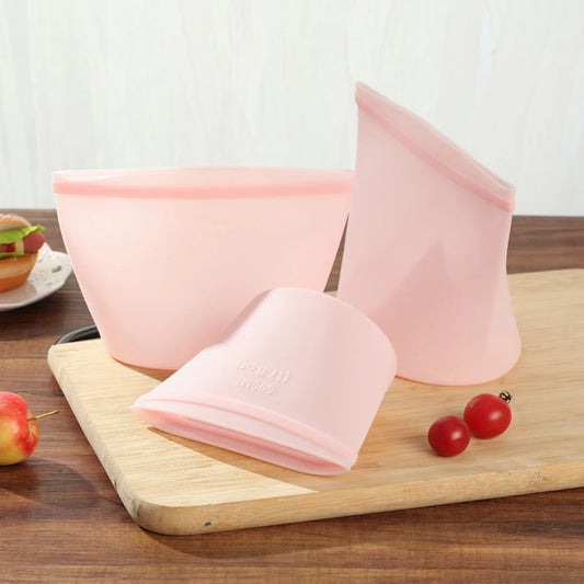 Silicone Food Storage Bags Leakproof