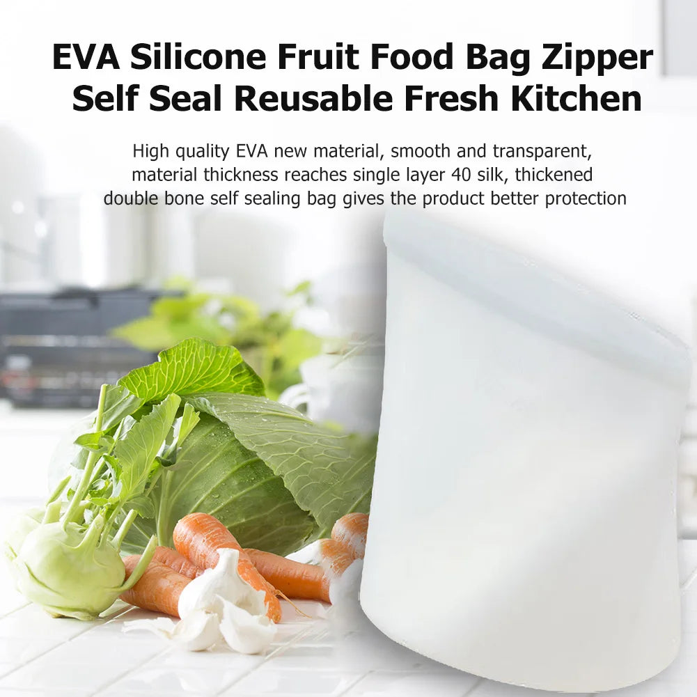 Silicone Food Storage Bags Leakproof