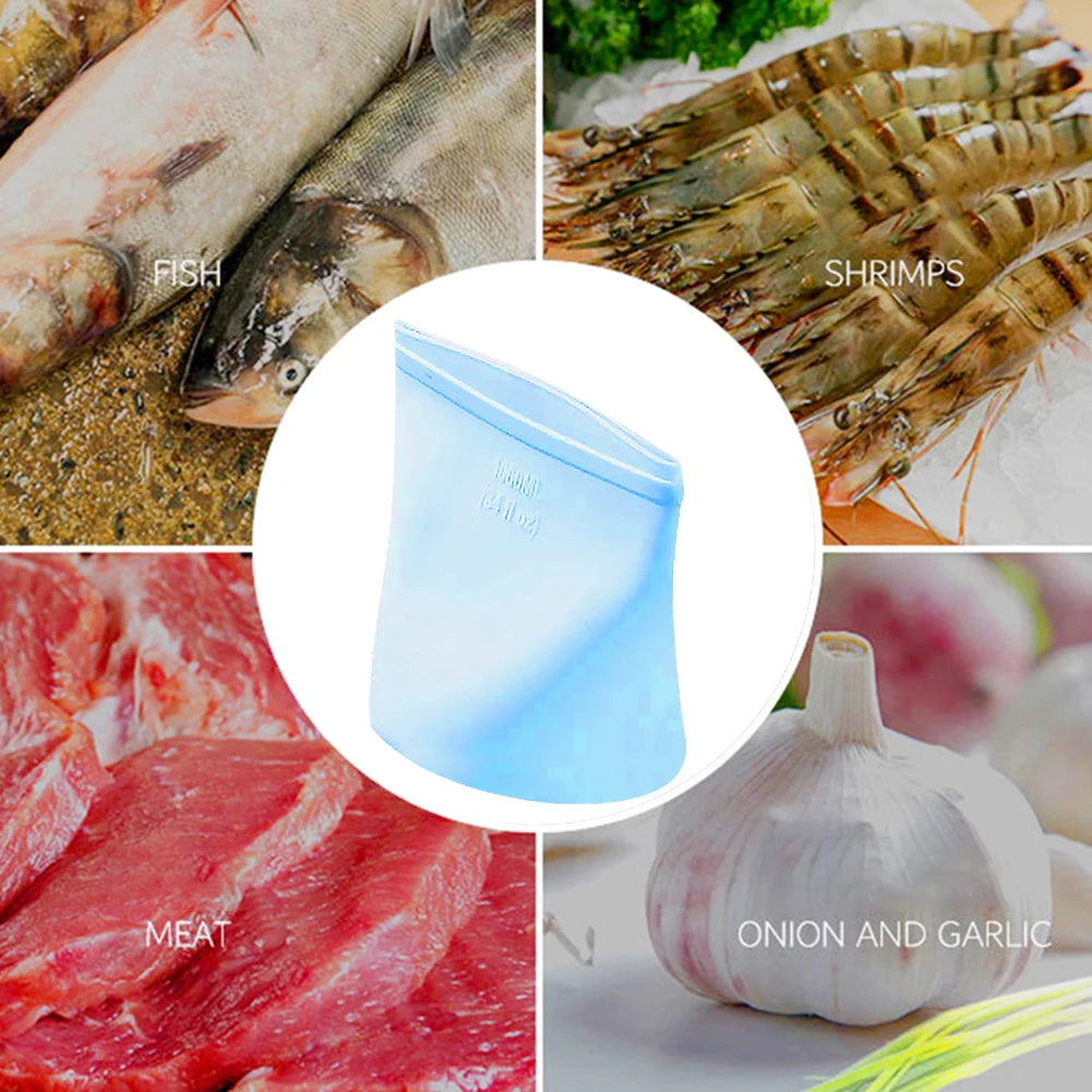 Silicone Food Storage Bags Leakproof