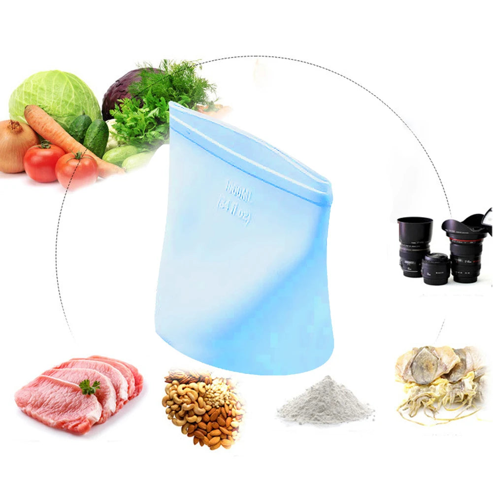 Silicone Food Storage Bags Leakproof